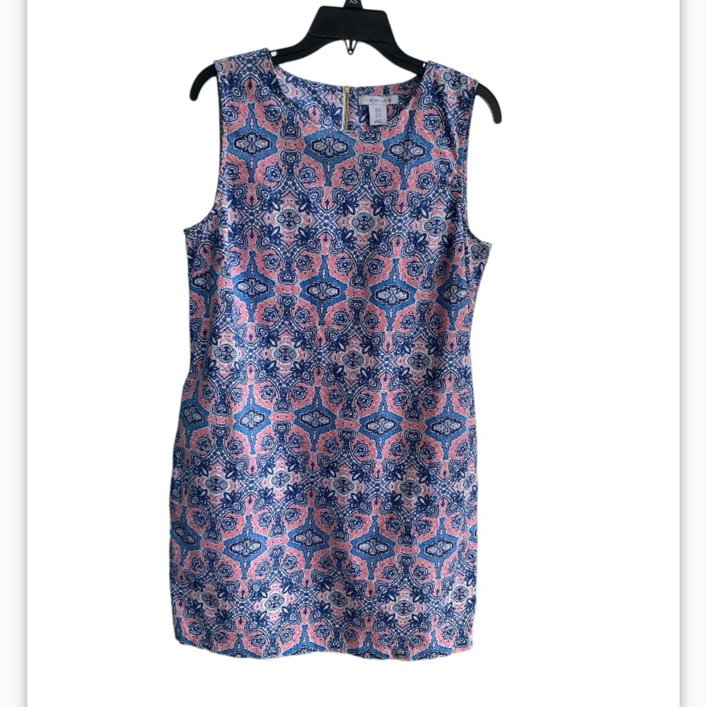 Tabitha Webb Sleeveless Printed Shift Dress Pocket size 12